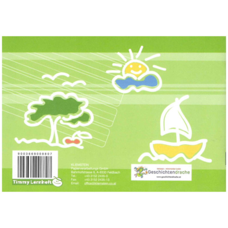 Preview: Timmy Lernhefte Schreiben lernen 2 A5 quer 20 Blatt 100 g/m²